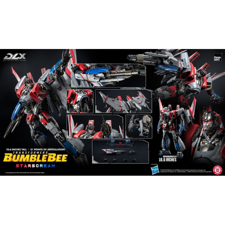 Tre Zero Transformers - DLX STARSCREAM 1/6 - Transformers: Bumblebee