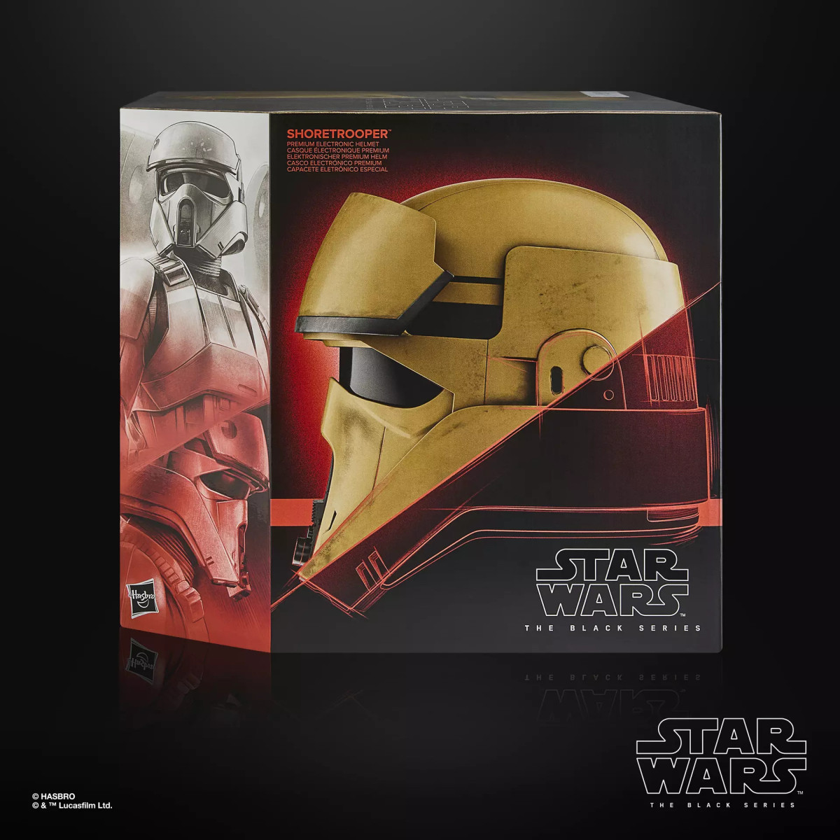 Hasbro Star Wars The Black Series - Elmetto elettronico Shoretrooper - Andor
