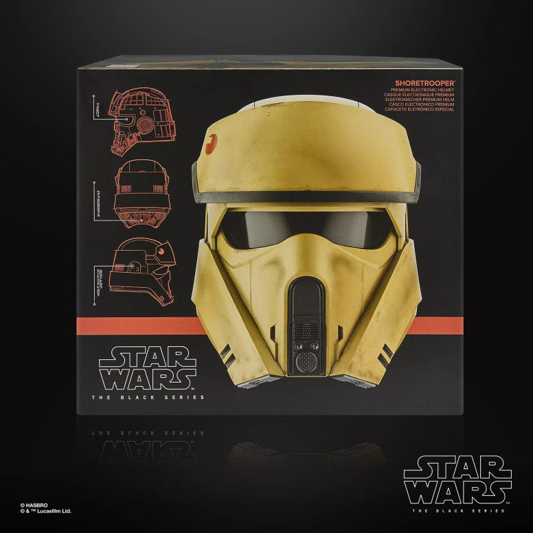 Hasbro Star Wars The Black Series - Elmetto elettronico Shoretrooper - Andor