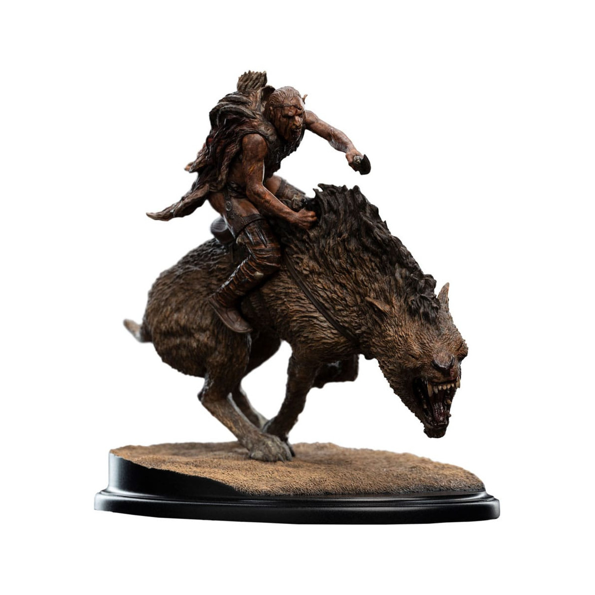 Weta - Statua in miniatura di Sharkû su Warg 1/10 - Il Signore degli Anelli - LOTR