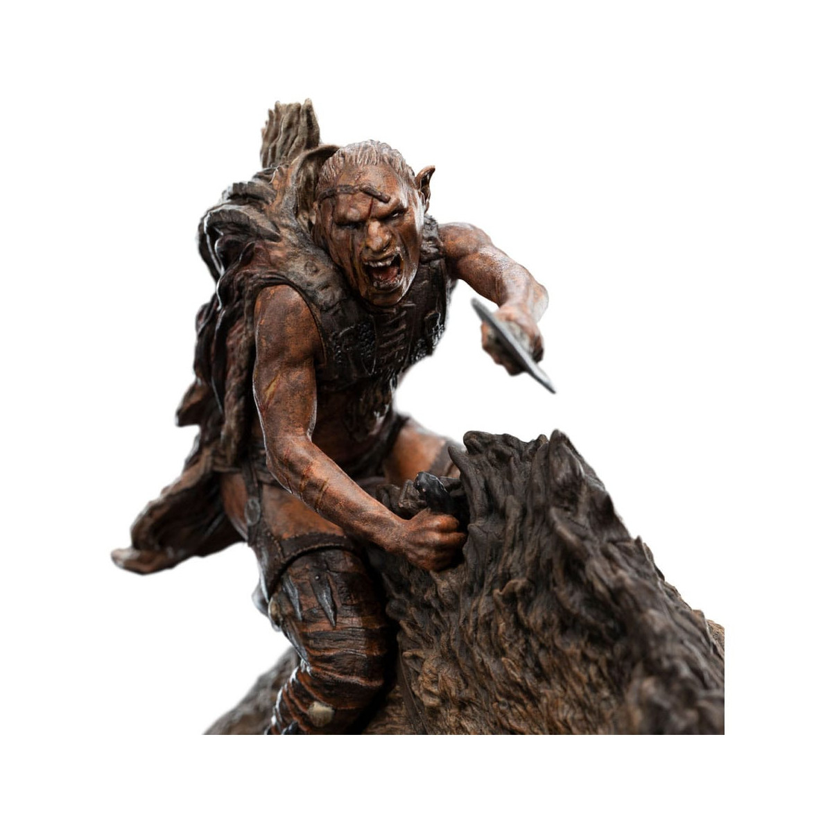 Weta - Statua in miniatura di Sharkû su Warg 1/10 - Il Signore degli Anelli - LOTR