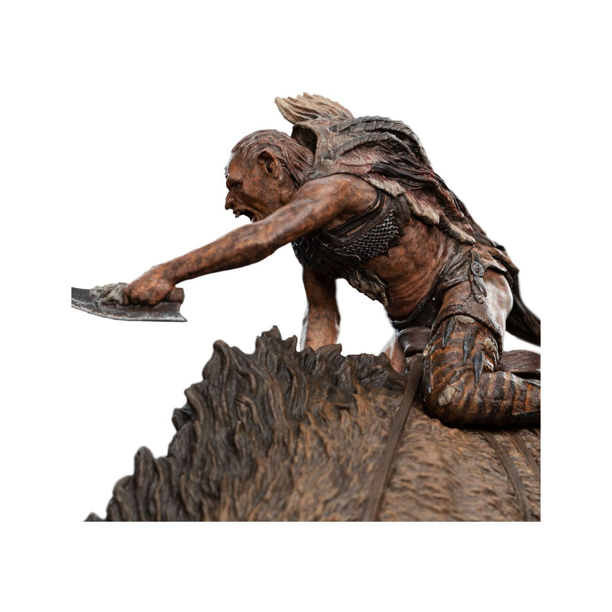 Weta - Statua in miniatura di Sharkû su Warg 1/10 - Il Signore degli Anelli - LOTR
