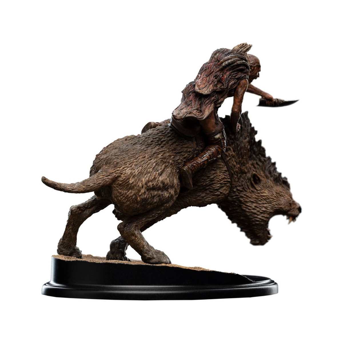 Weta - Statua in miniatura di Sharkû su Warg 1/10 - Il Signore degli Anelli - LOTR