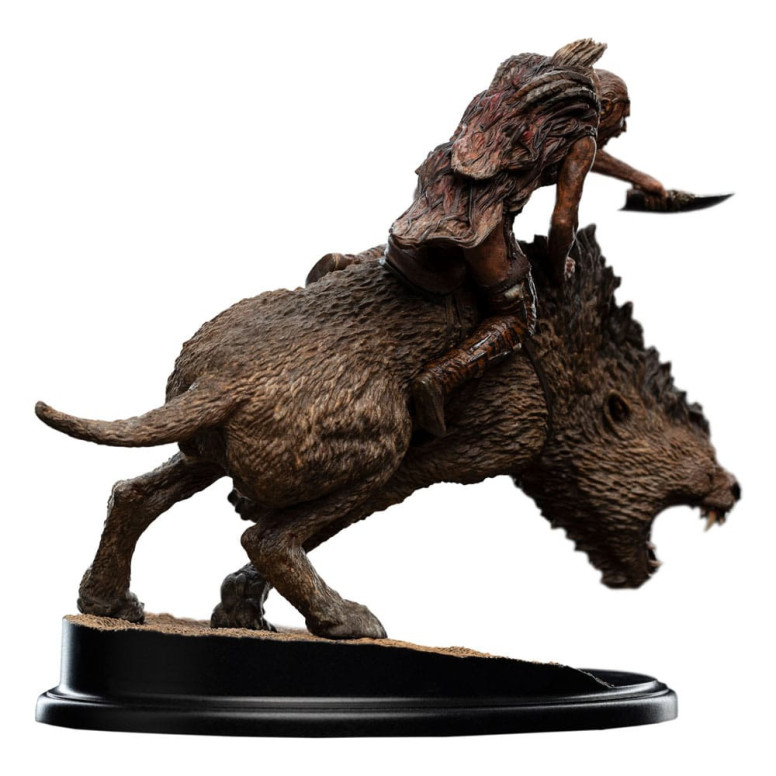 Weta - Statua in miniatura di Sharkû su Warg 1/10 - Il Signore degli Anelli - LOTR
