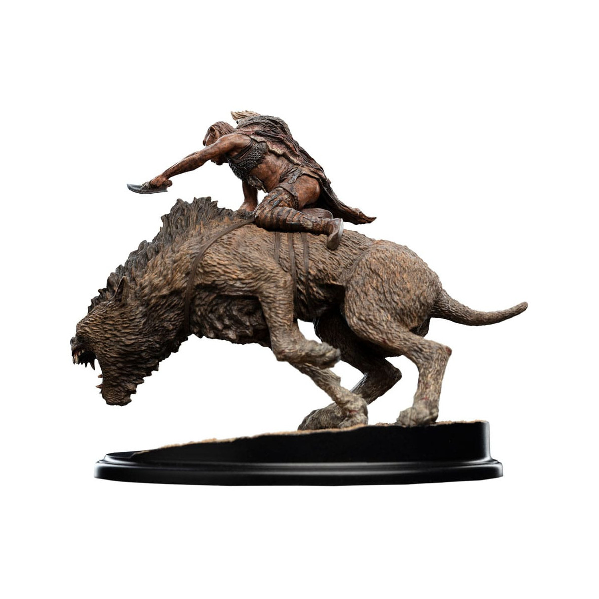 Weta - Statua in miniatura di Sharkû su Warg 1/10 - Il Signore degli Anelli - LOTR