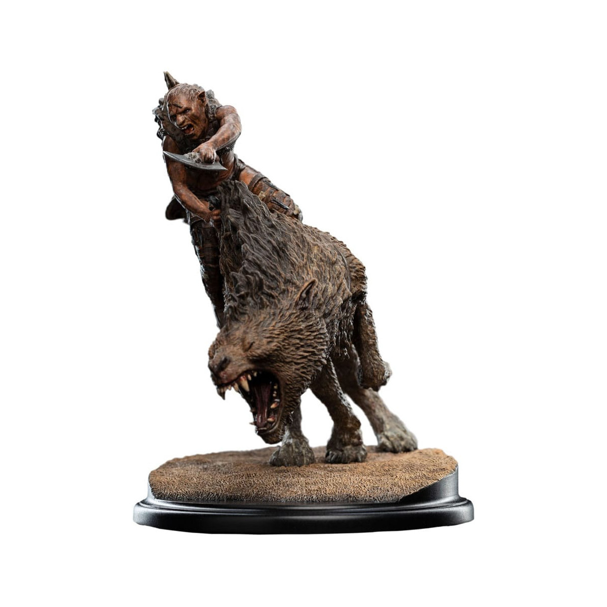 Weta - Statua in miniatura di Sharkû su Warg 1/10 - Il Signore degli Anelli - LOTR