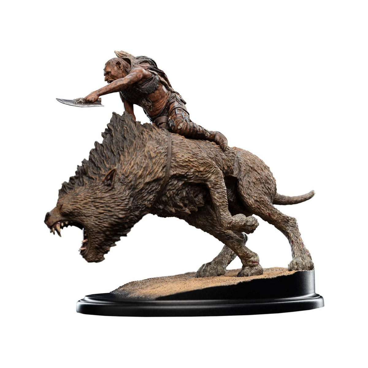 Weta - Statua in miniatura di Sharkû su Warg 1/10 - Il Signore degli Anelli - LOTR