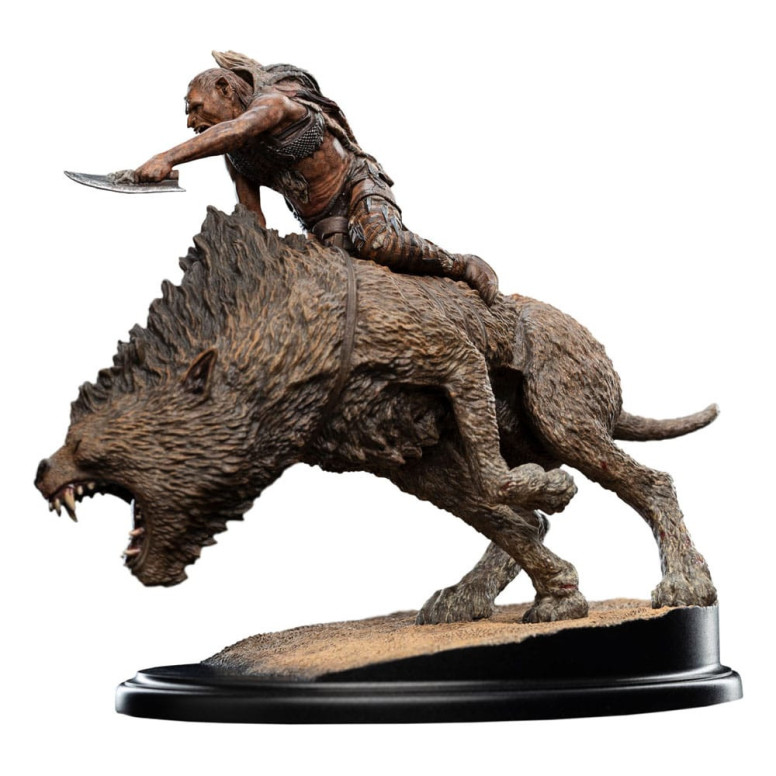 Weta - Statua in miniatura di Sharkû su Warg 1/10 - Il Signore degli Anelli - LOTR