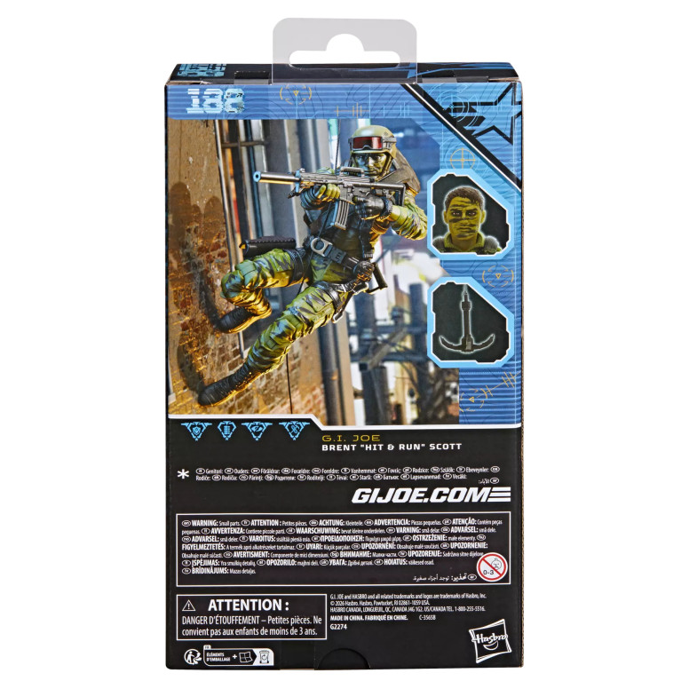 Hasbro G.I.JOE Serie classificata - Brent "Hit & Run" Scott
