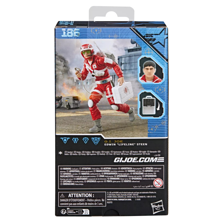 Hasbro G.I.JOE Serie classificata - Edwin "Lifeline" Steen