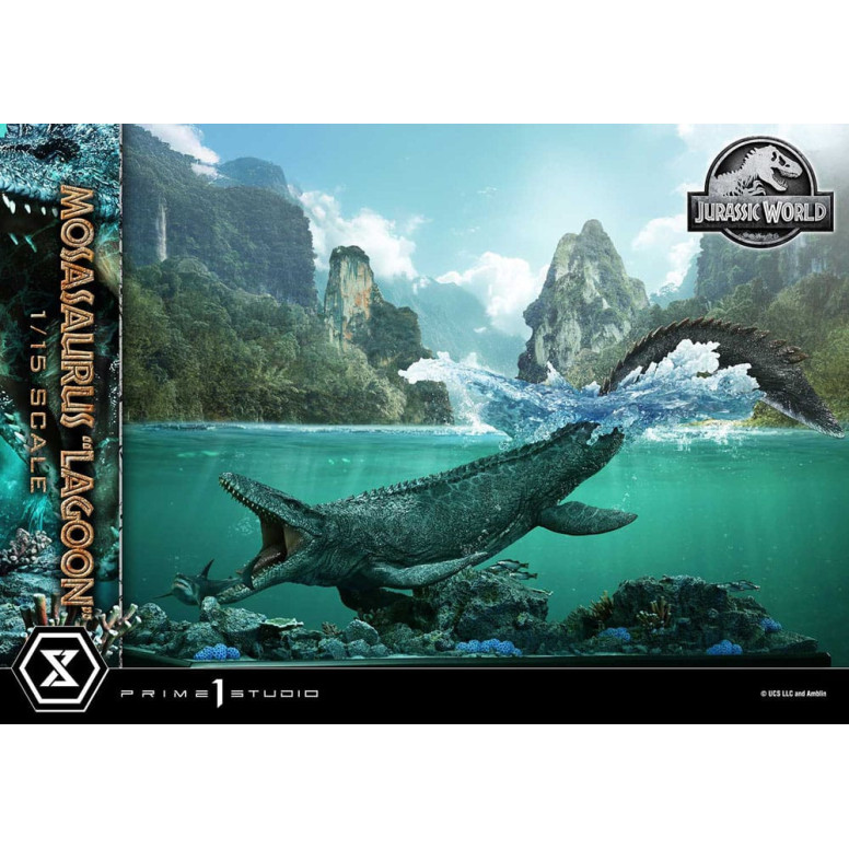Prime 1 Studio - Jurassic World - Mosasaurus "Lagoon" Versione bonus Legacy Museum Collection 1/15
