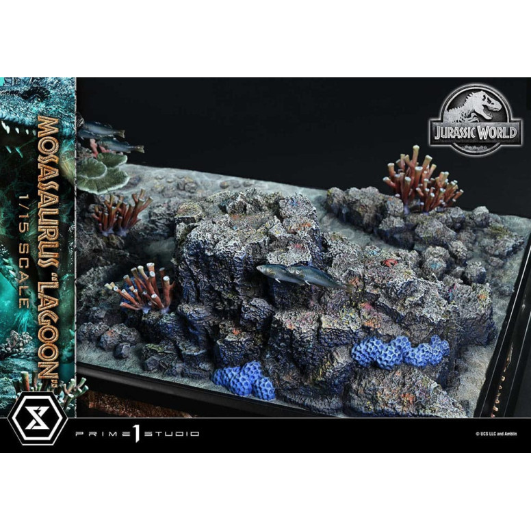 Prime 1 Studio - Jurassic World - Mosasaurus "Lagoon" Versione bonus Legacy Museum Collection 1/15