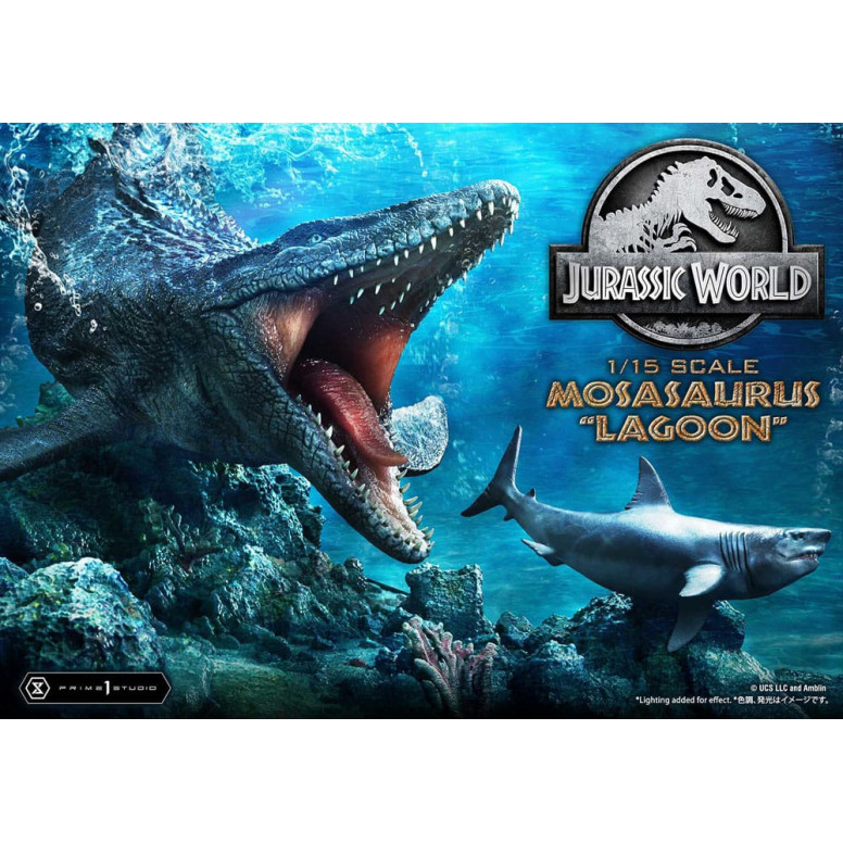 Prime 1 Studio - Jurassic World - Mosasaurus "Lagoon" Versione bonus Legacy Museum Collection 1/15