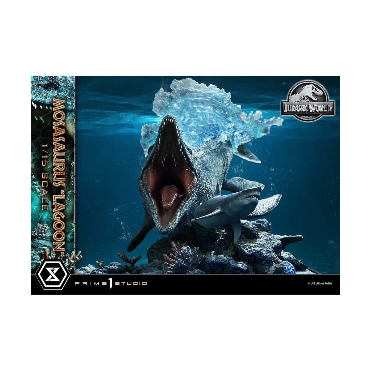 Prime 1 Studio - Jurassic World - Mosasaurus "Lagoon" Versione bonus Legacy Museum Collection 1/15