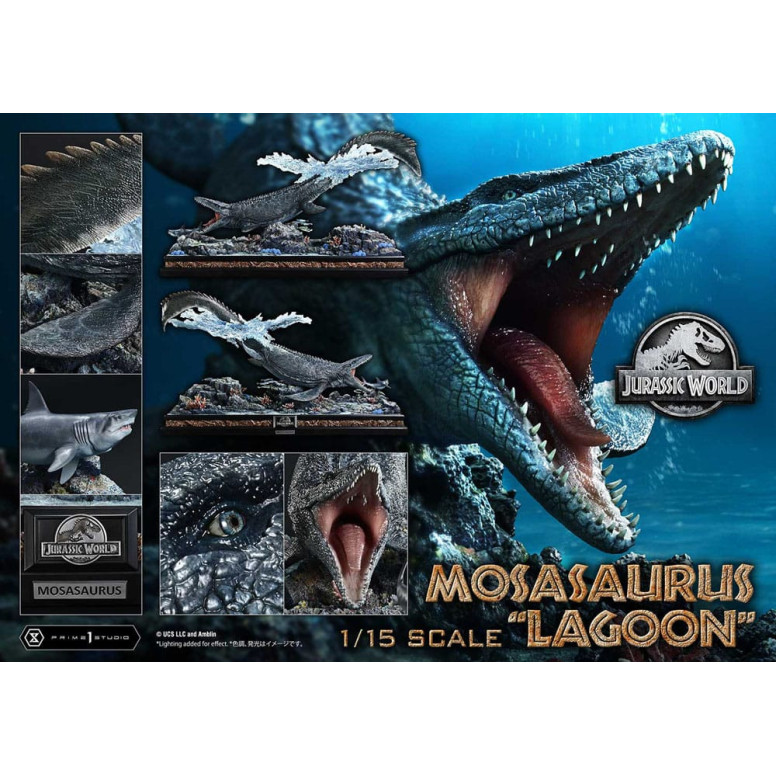 Prime 1 Studio - Jurassic World - Mosasaurus "Lagoon" Versione bonus Legacy Museum Collection 1/15