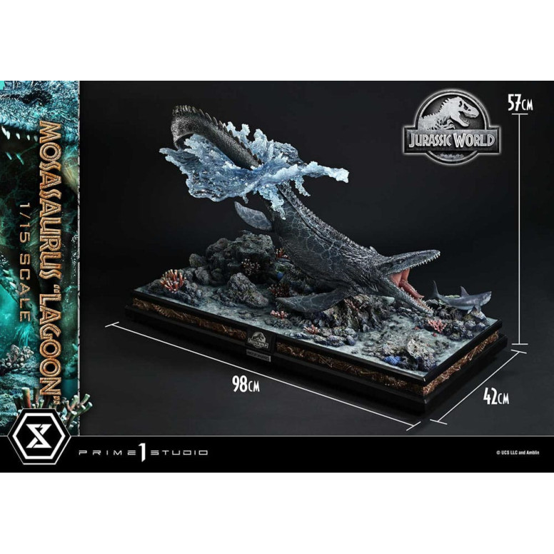 Prime 1 Studio - Jurassic World - Mosasaurus "Lagoon" Versione bonus Legacy Museum Collection 1/15