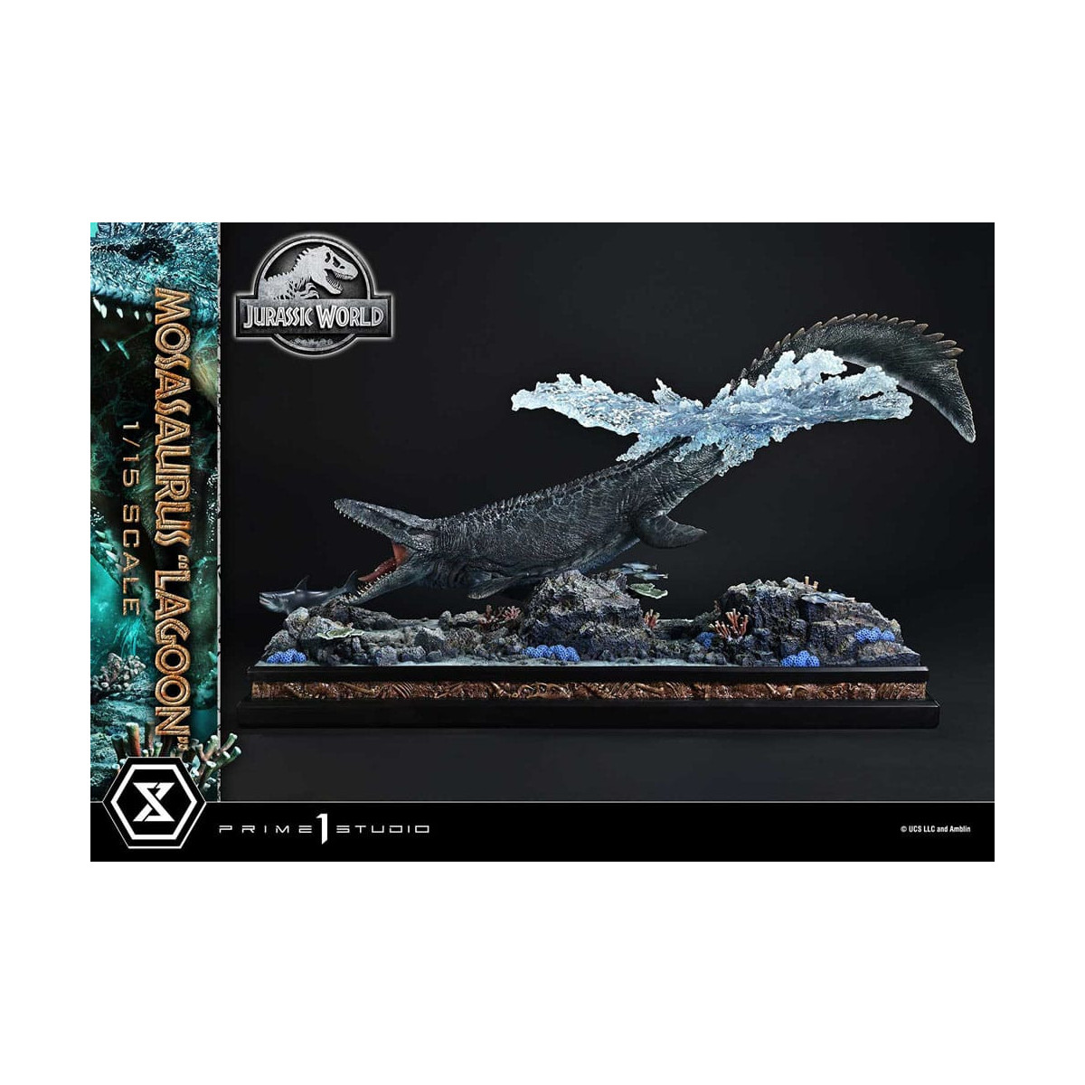Prime 1 Studio - Jurassic World - Mosasaurus "Lagoon" Versione bonus Legacy Museum Collection 1/15