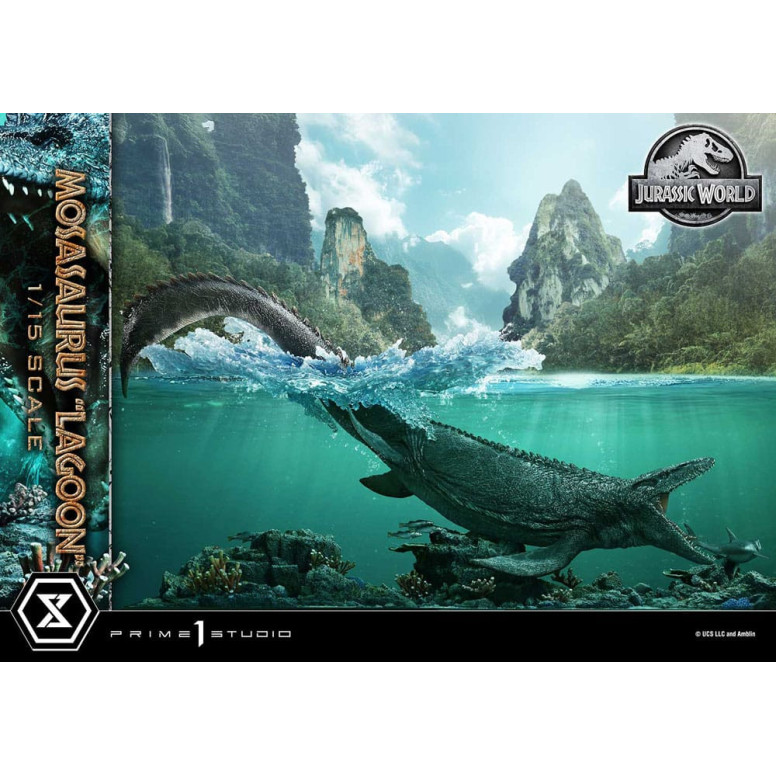Prime 1 Studio - Jurassic World - Mosasaurus "Lagoon" Versione bonus Legacy Museum Collection 1/15