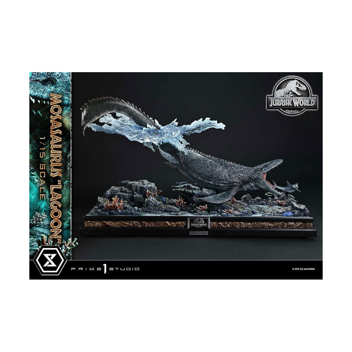 Prime 1 Studio - Jurassic World - Mosasaurus "Lagoon" Collezione Museo dell'eredità 1/15