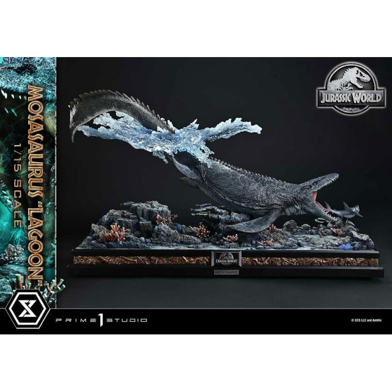 Prime 1 Studio - Jurassic World - Mosasaurus "Lagoon" Collezione Museo dell'eredità 1/15
