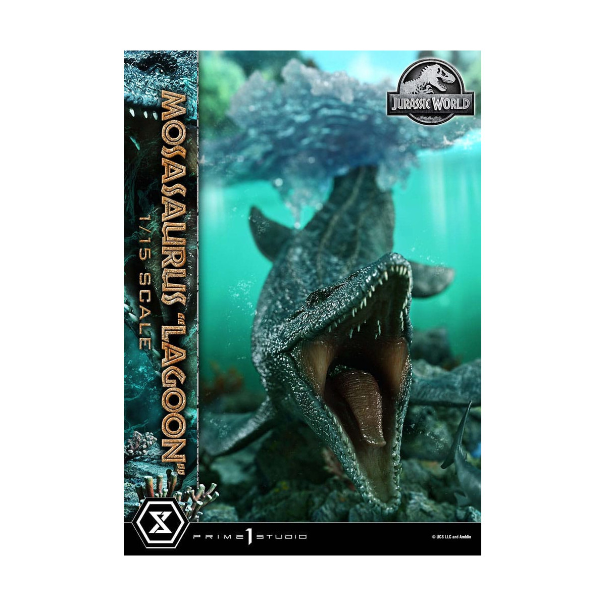 Prime 1 Studio - Jurassic World - Mosasaurus "Lagoon" Collezione Museo dell'eredità 1/15