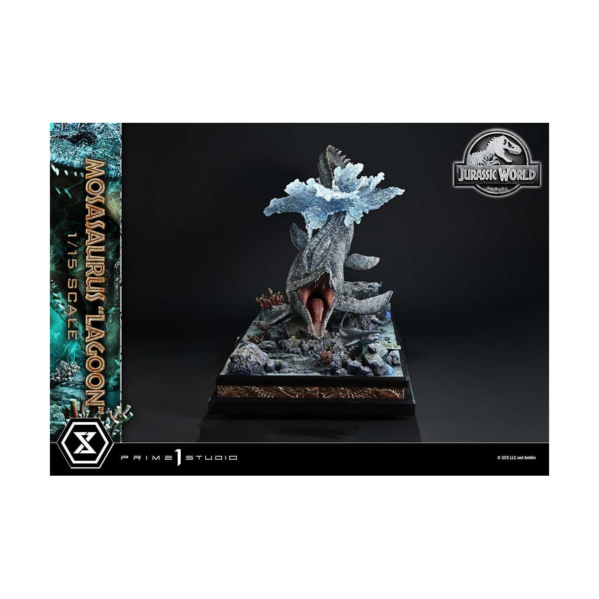 Prime 1 Studio - Jurassic World - Mosasaurus "Lagoon" Collezione Museo dell'eredità 1/15