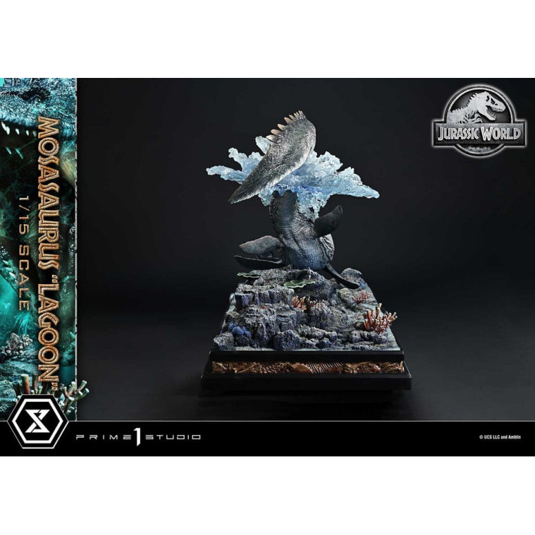Prime 1 Studio - Jurassic World - Mosasaurus "Lagoon" Collezione Museo dell'eredità 1/15