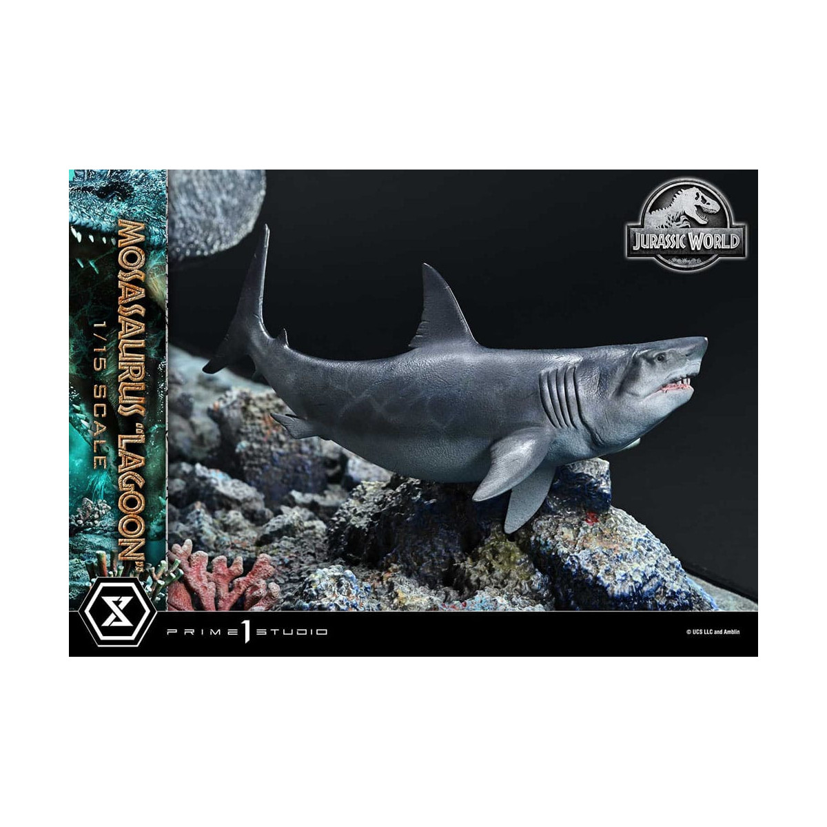 Prime 1 Studio - Jurassic World - Mosasaurus "Lagoon" Collezione Museo dell'eredità 1/15