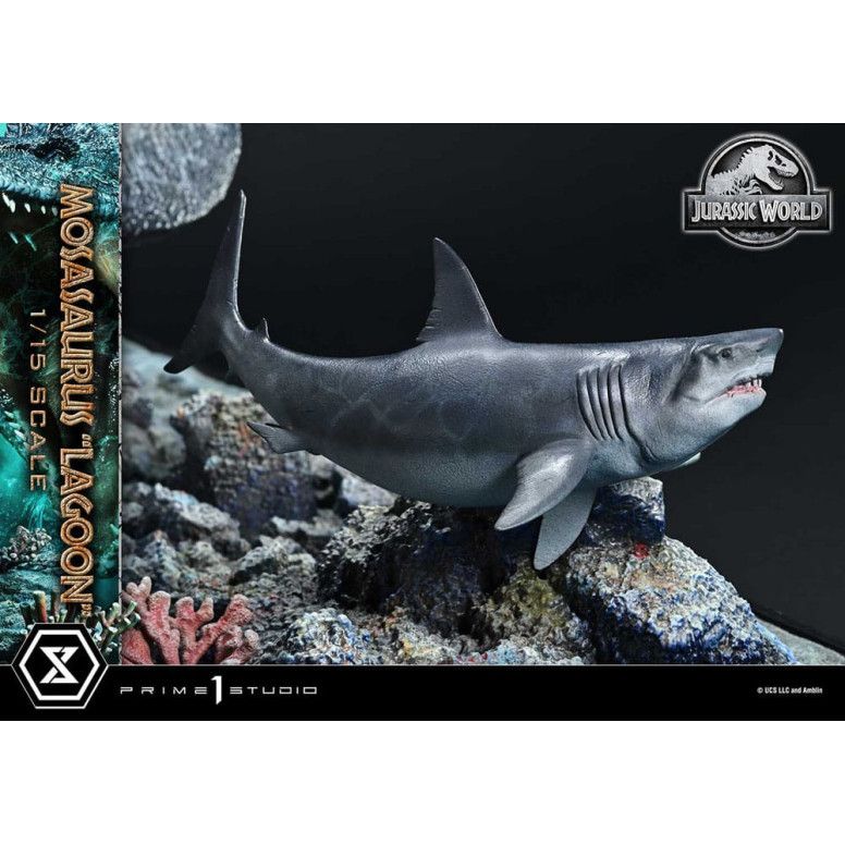 Prime 1 Studio - Jurassic World - Mosasaurus "Lagoon" Collezione Museo dell'eredità 1/15