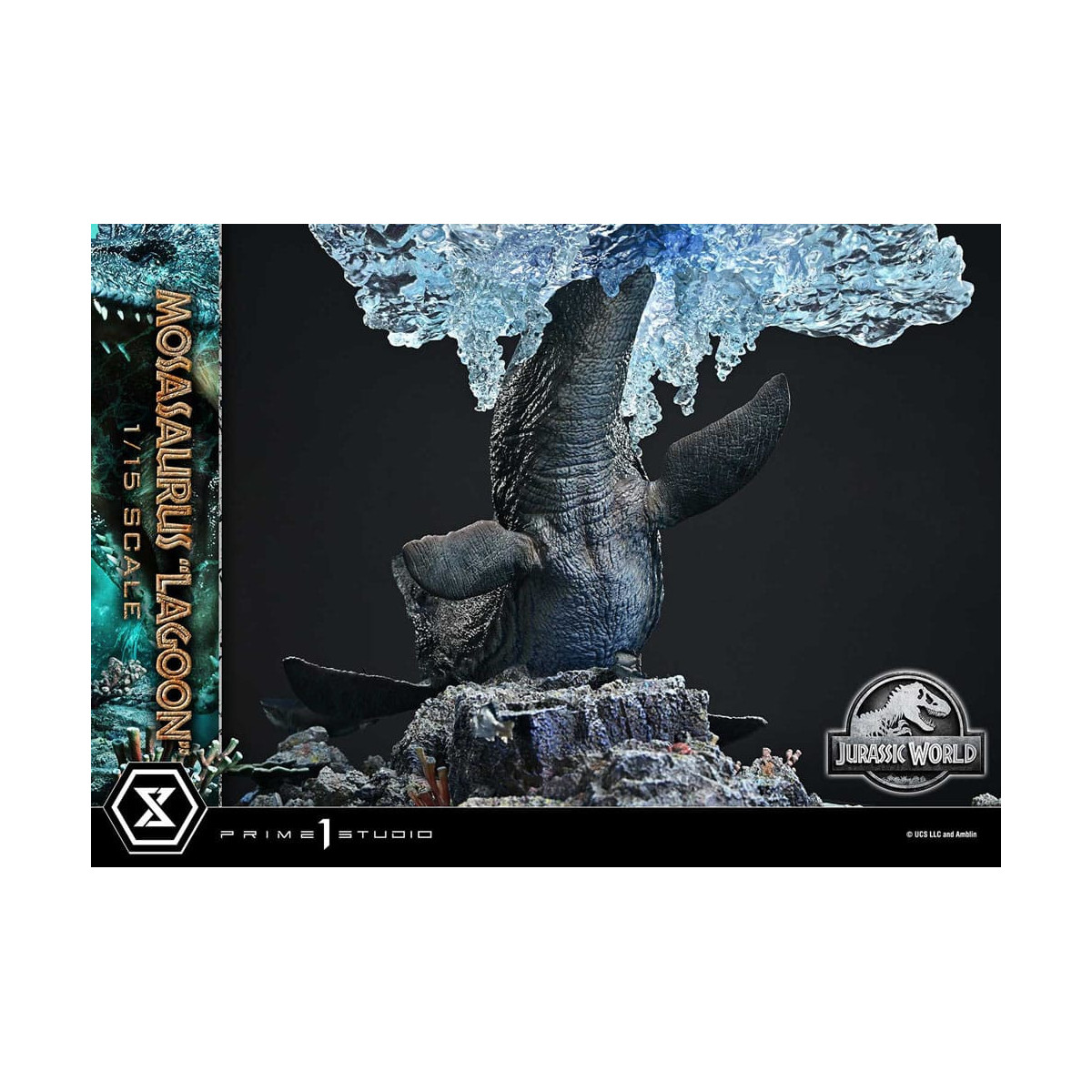 Prime 1 Studio - Jurassic World - Mosasaurus "Lagoon" Collezione Museo dell'eredità 1/15