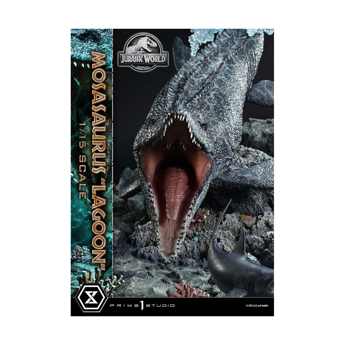 Prime 1 Studio - Jurassic World - Mosasaurus "Lagoon" Collezione Museo dell'eredità 1/15
