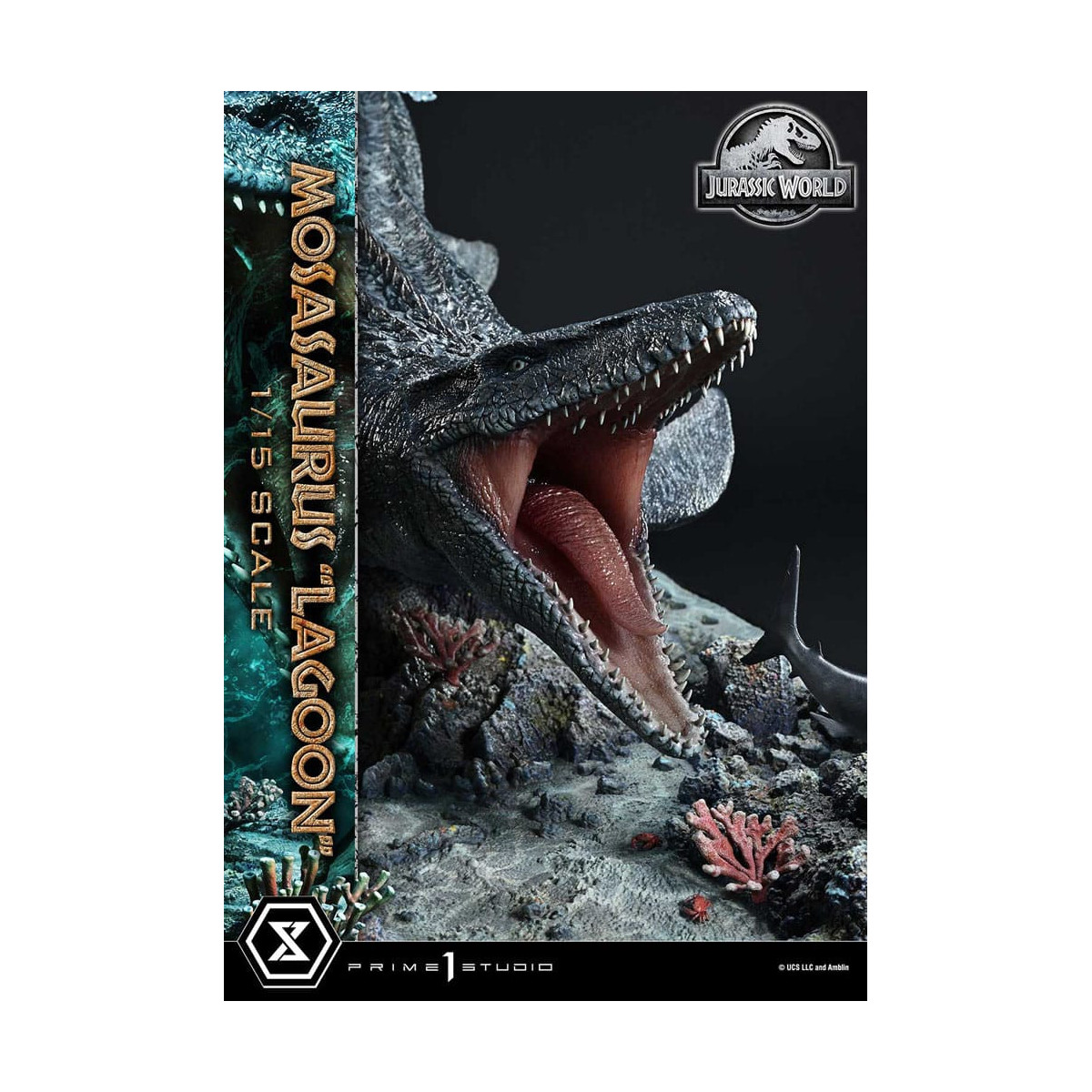 Prime 1 Studio - Jurassic World - Mosasaurus "Lagoon" Collezione Museo dell'eredità 1/15