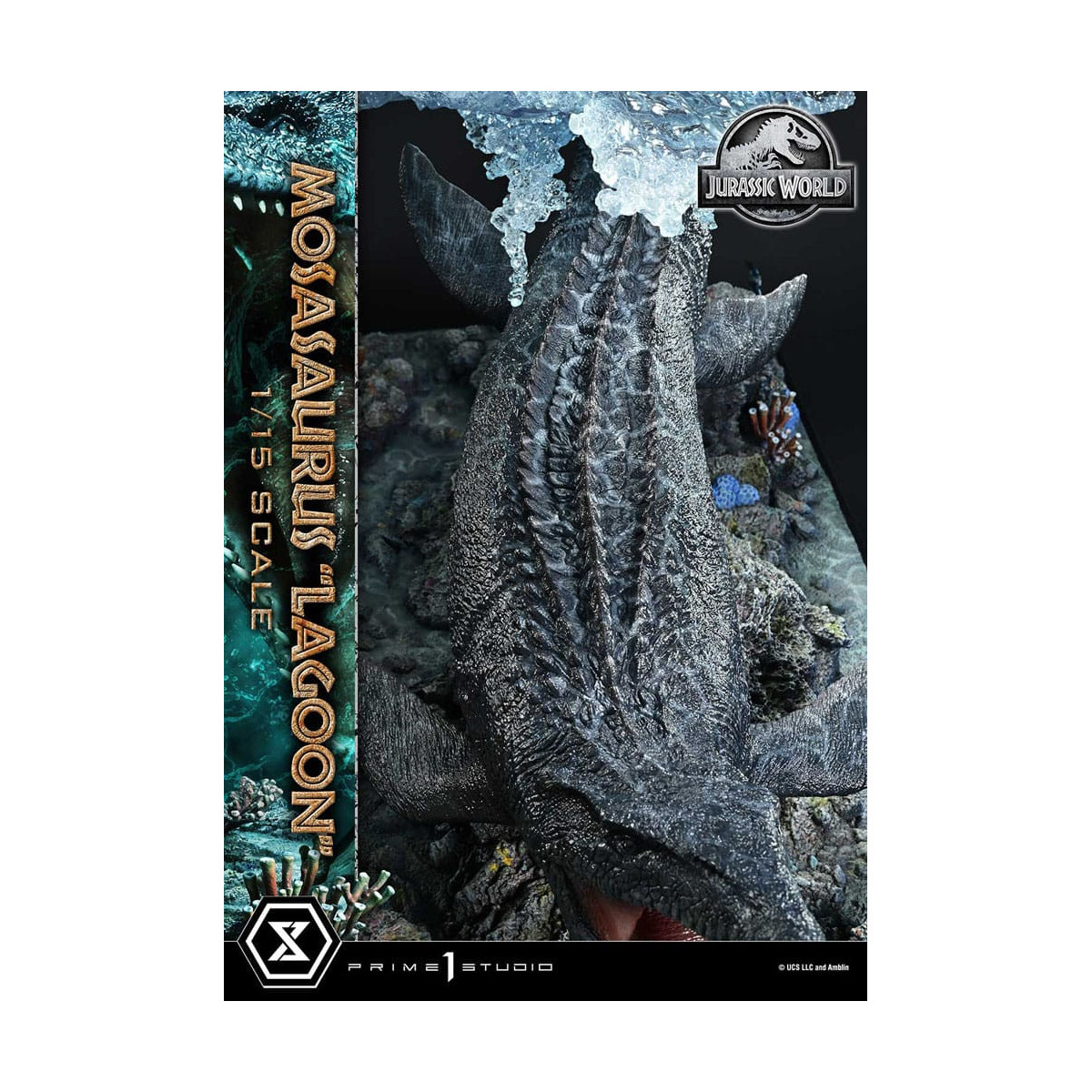 Prime 1 Studio - Jurassic World - Mosasaurus "Lagoon" Collezione Museo dell'eredità 1/15