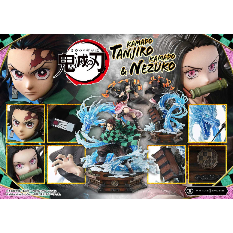 Prime 1 Studio - KAMADO TANJIRO & KAMADO NEZUKO - Demon Slayer: Kimetsu no Yaiba Concept Masterline Serie 1/6