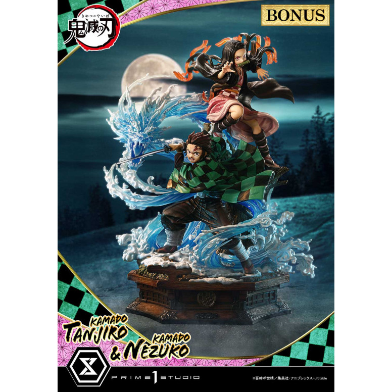Prime 1 Studio - KAMADO TANJIRO & KAMADO NEZUKO Ultimate Bonus Version - Demon Slayer: Kimetsu no Yaiba Concept Masterline Serie