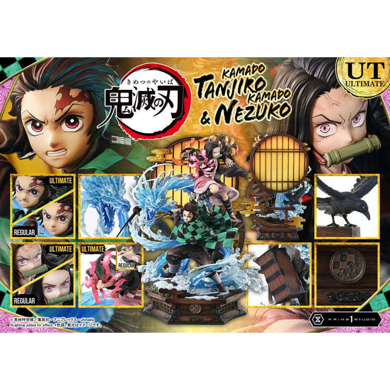 Prime 1 Studio - KAMADO TANJIRO & KAMADO NEZUKO Ultimate Bonus Version - Demon Slayer: Kimetsu no Yaiba Concept Masterline Serie