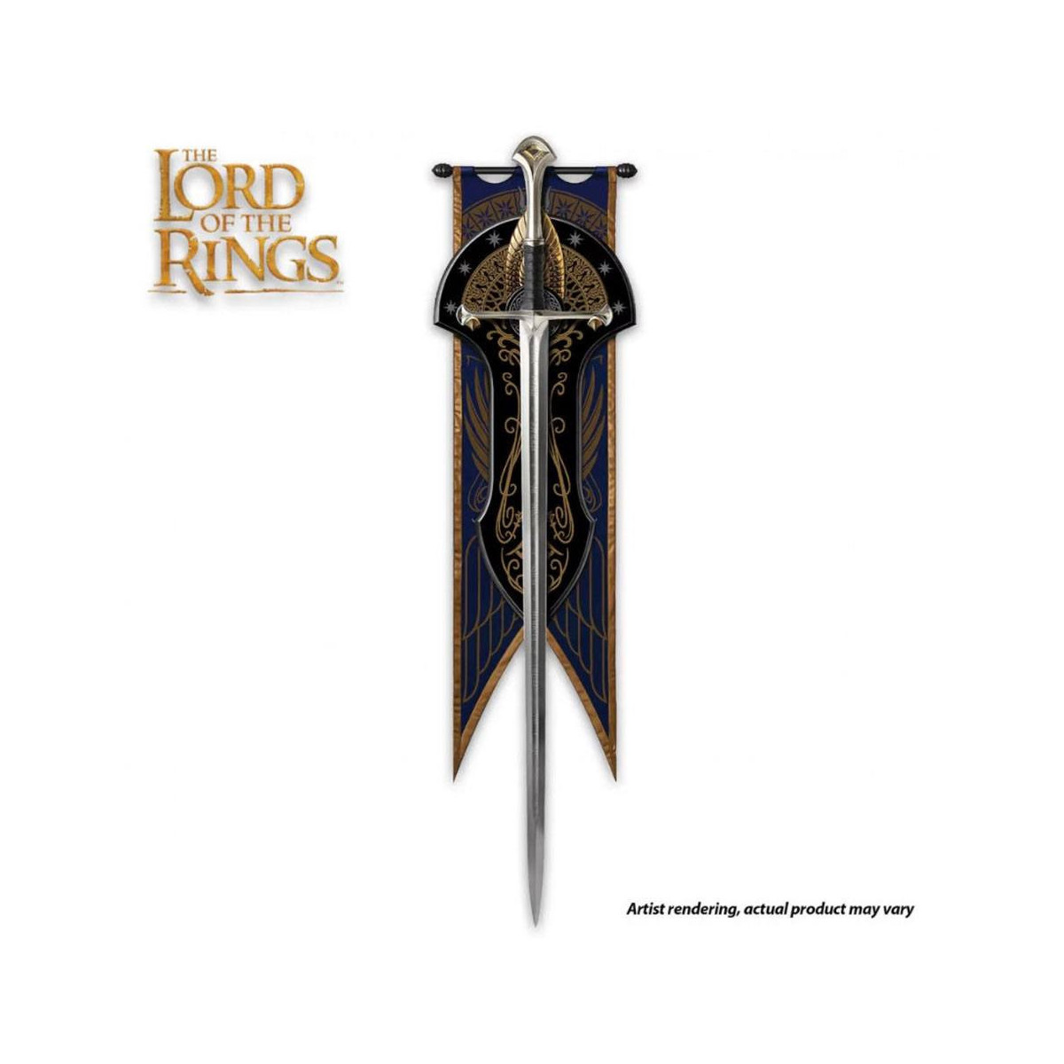 United Cutlery LOTR Anduril Spada di Re Elessar Edizione Collezione Museo - Il Signore degli Anelli
