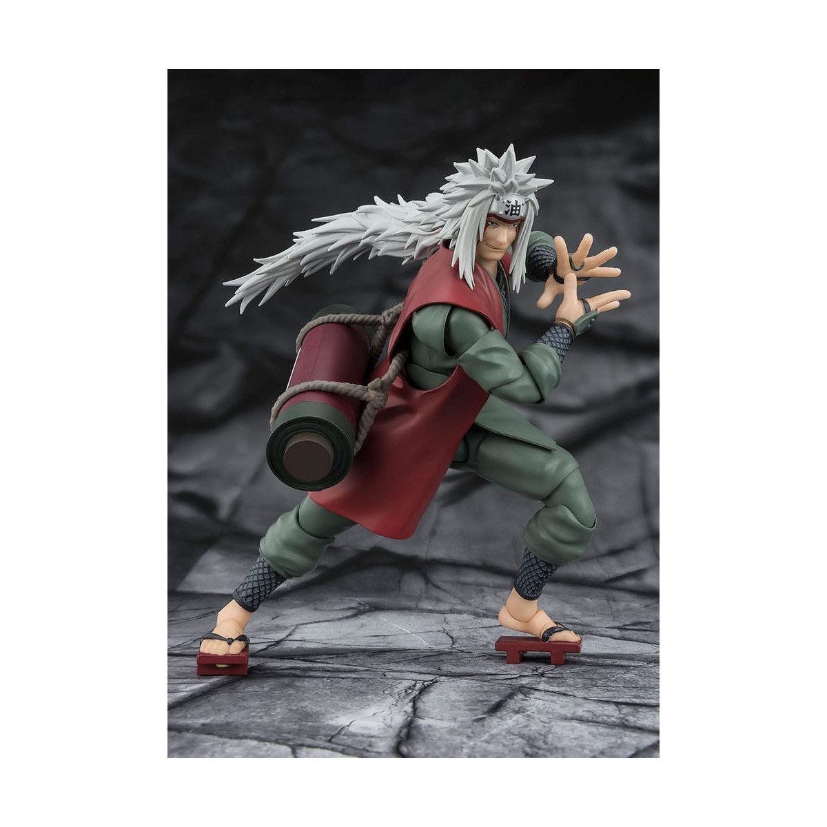 Bandai Tamashii - Maestro Saggio Eroico della Foglia Nascosta Jiraiya (Set Modalità Saggio) - SH Figuarts SHF