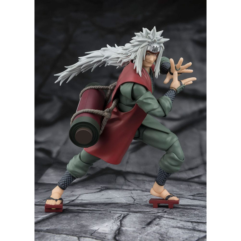 Bandai Tamashii - Maestro Saggio Eroico della Foglia Nascosta Jiraiya (Set Modalità Saggio) - SH Figuarts SHF