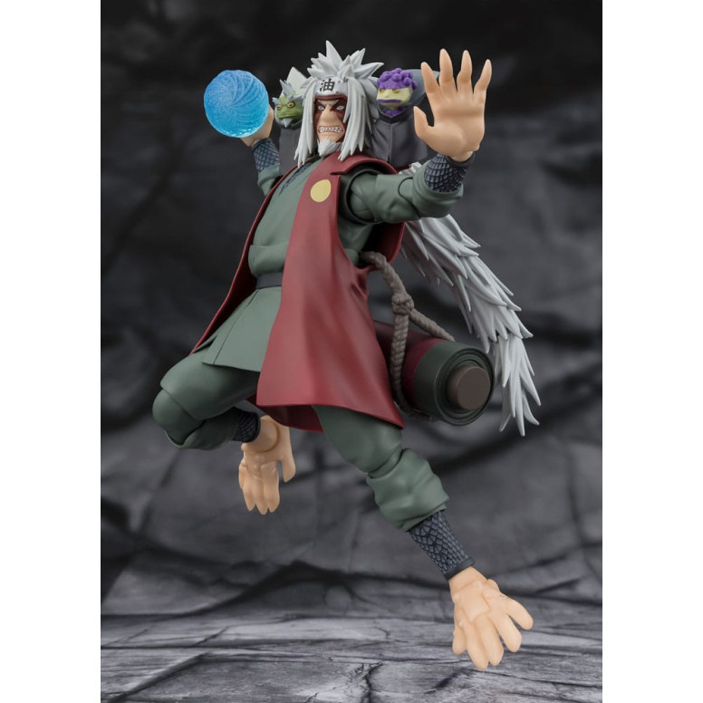 Bandai Tamashii - Maestro Saggio Eroico della Foglia Nascosta Jiraiya (Set Modalità Saggio) - SH Figuarts SHF