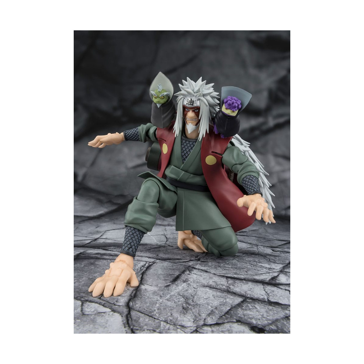 Bandai Tamashii - Maestro Saggio Eroico della Foglia Nascosta Jiraiya (Set Modalità Saggio) - SH Figuarts SHF