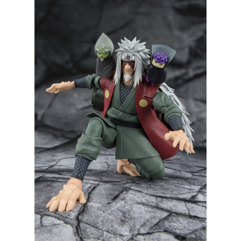 Bandai Tamashii - Maestro Saggio Eroico della Foglia Nascosta Jiraiya (Set Modalità Saggio) - SH Figuarts SHF