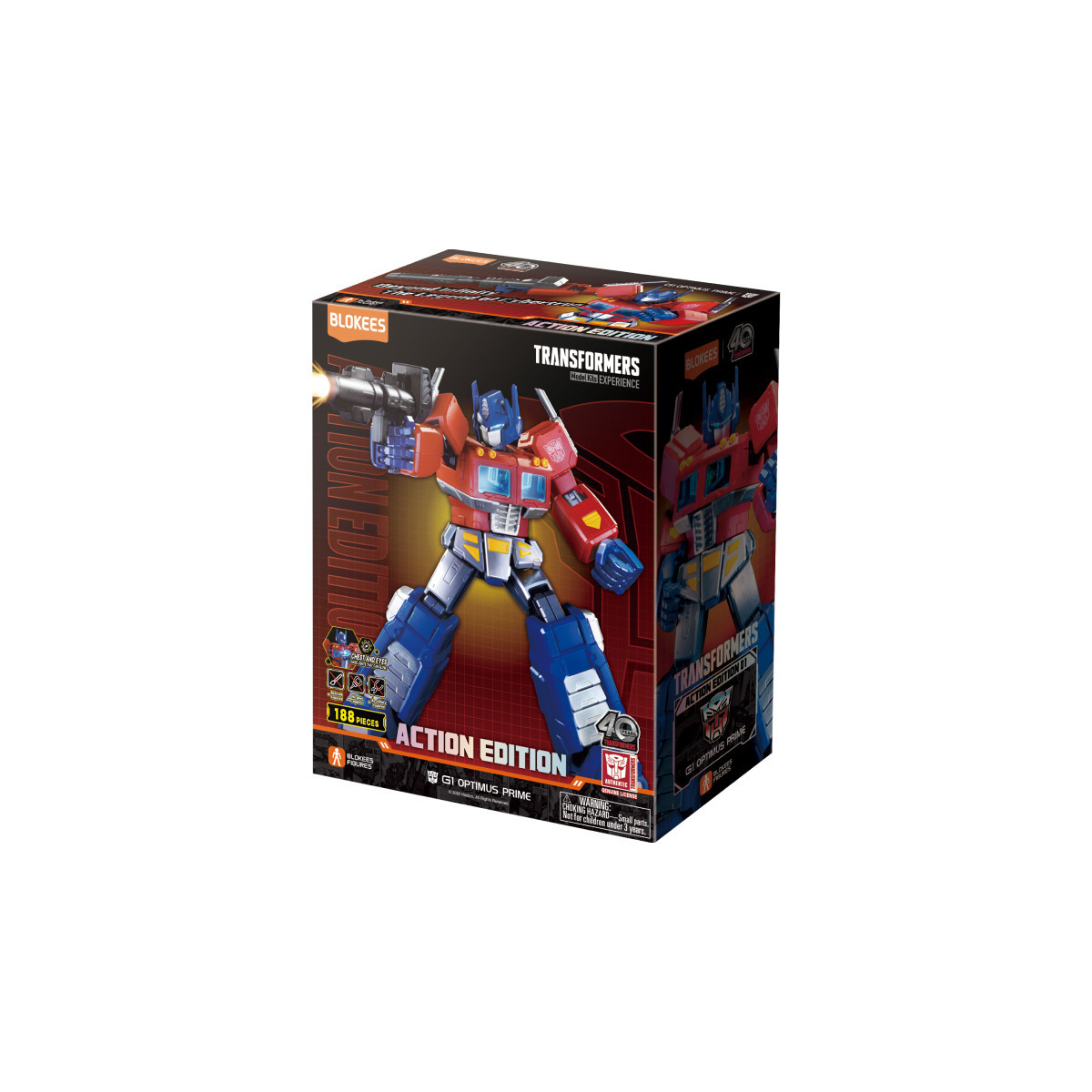 Blokees Transformers - Edizione d'azione 01 Optimus Prime Light Up