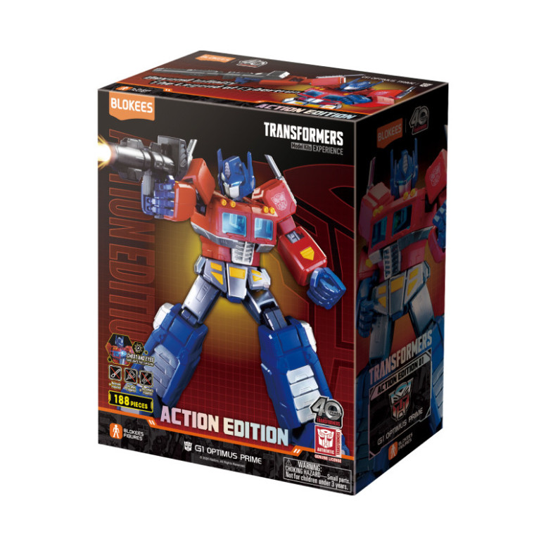 Blokees Transformers - Edizione d'azione 01 Optimus Prime Light Up