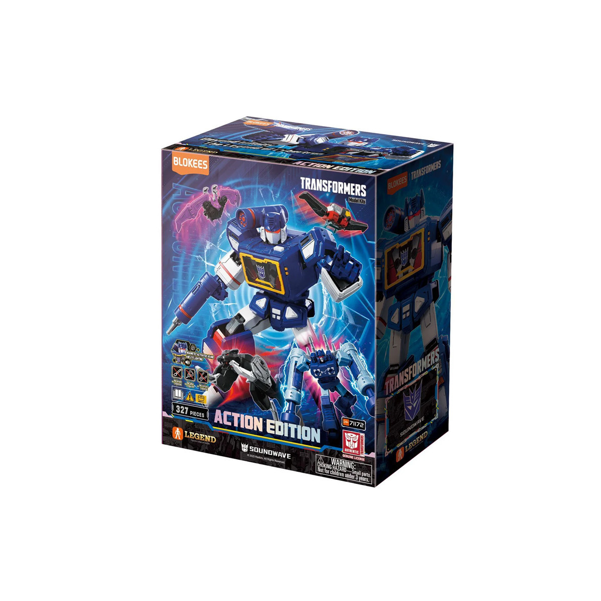 Blokees Transformers - Action Edition 03 Sound Wave Light Up