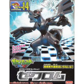Bandai - Pokepla 14 - ZEKROM Model Kit Pokémon - Pokémon Serie Select Zekromu