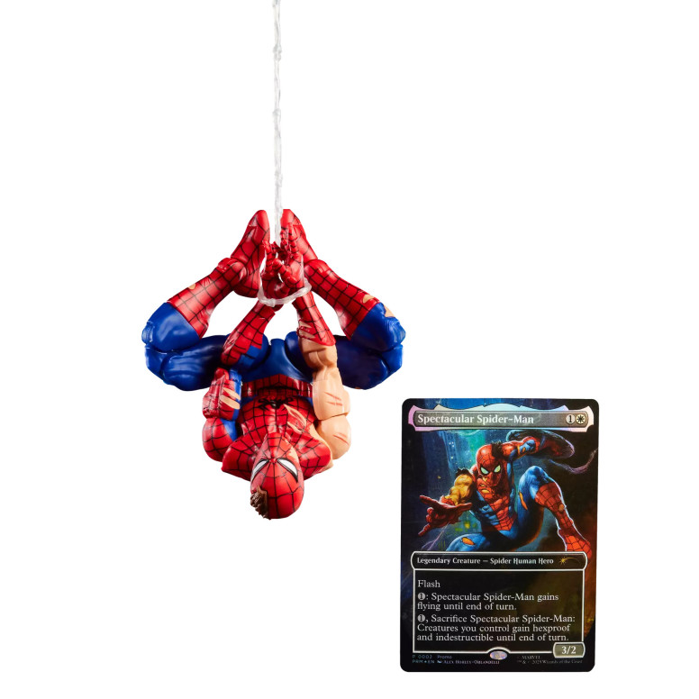 Marvel Legends - Magic: The Gathering Battaglia Danneggiata Uomo Ragno
