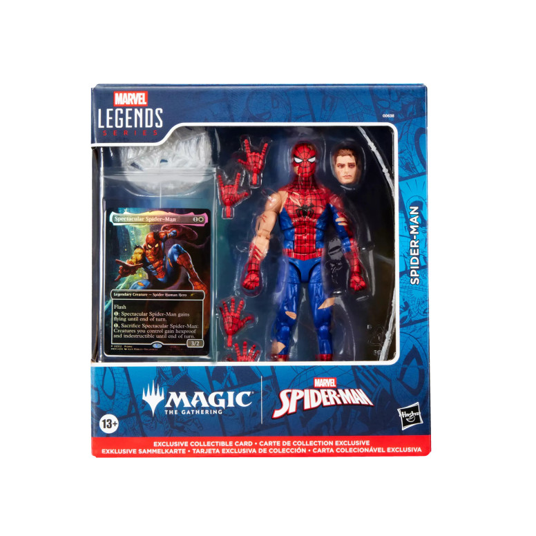 Marvel Legends - Magic: The Gathering Battaglia Danneggiata Uomo Ragno