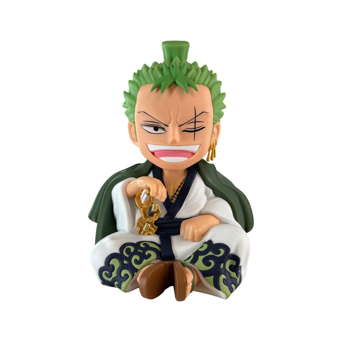 Plastoy - Salvadanaio Zorojuro - One Piece Figurina