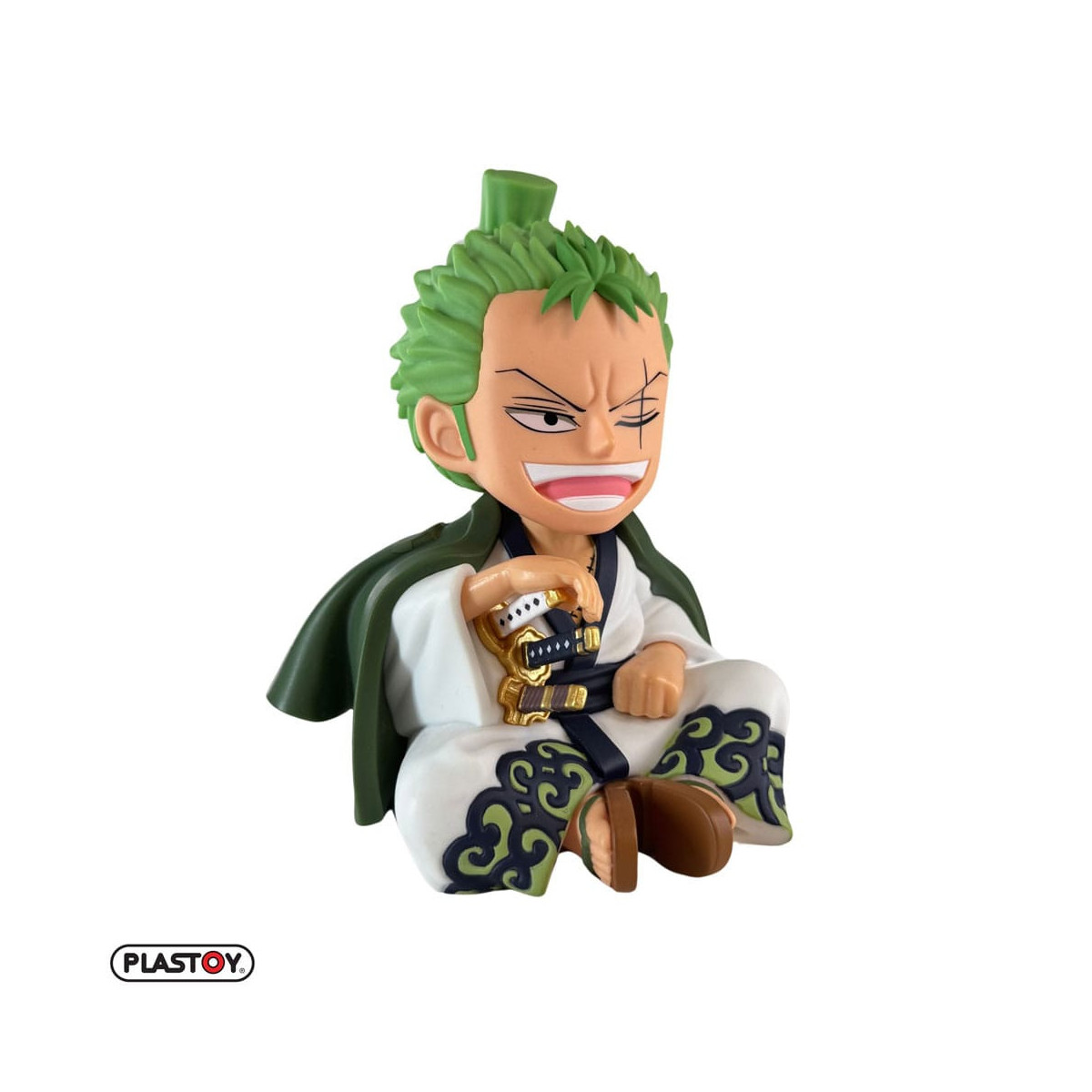 Plastoy - Salvadanaio Zorojuro - One Piece Figurina